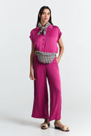 PANTALONES KASAI MAGENTA