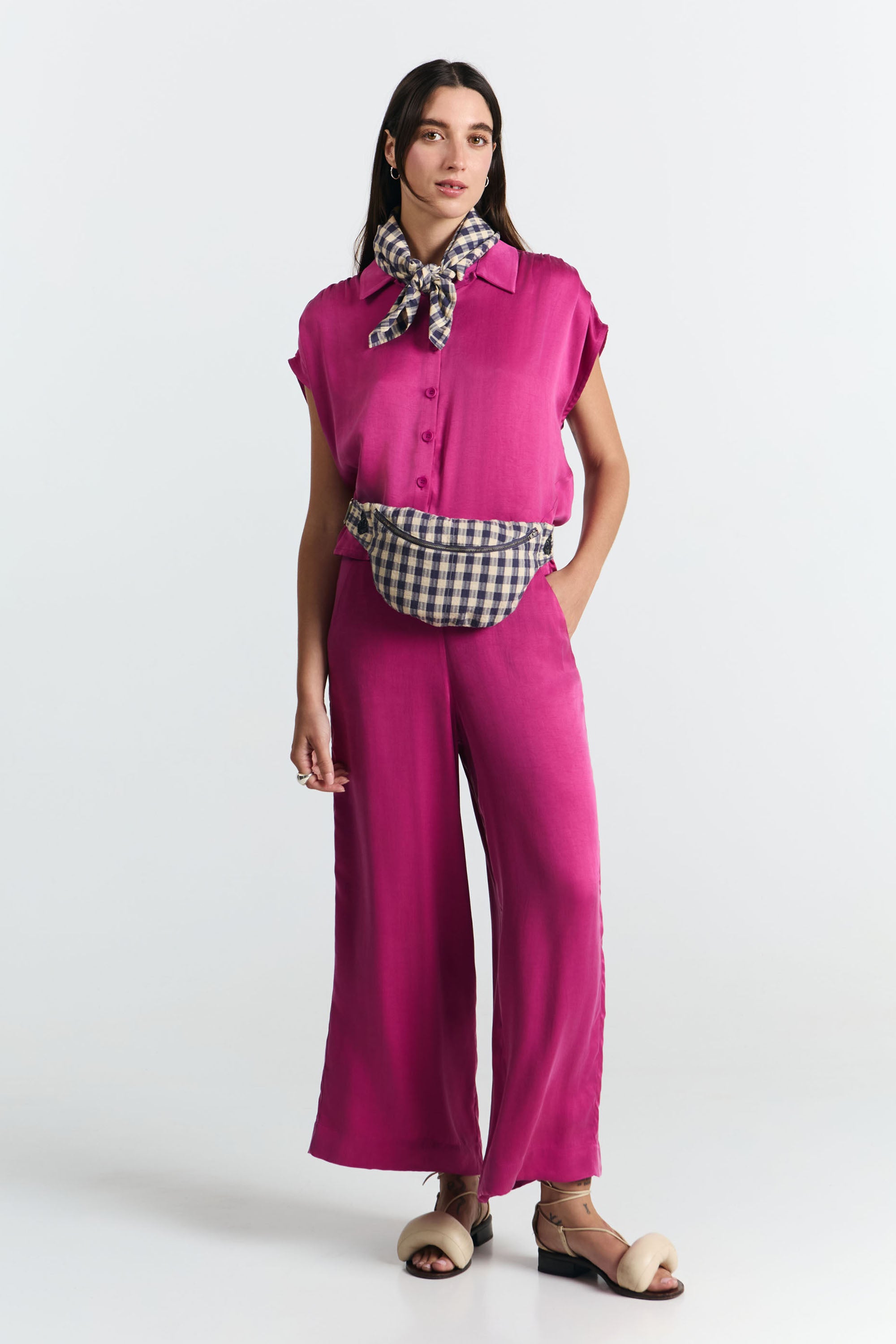 PANTALONES KASAI MAGENTA