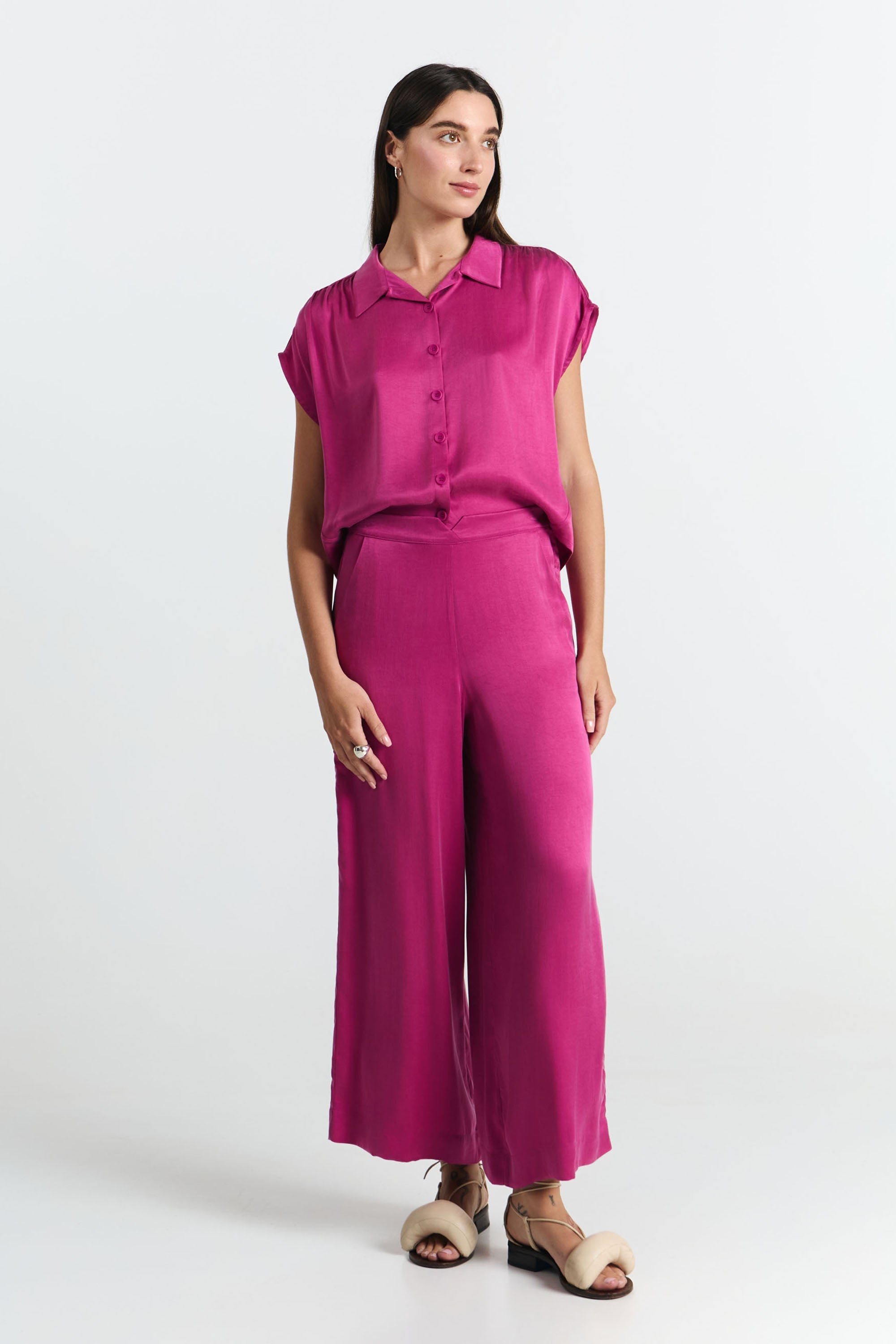 PANTALONES KASAI MAGENTA