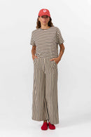 TOP ISQUIA STRIPES BLACK