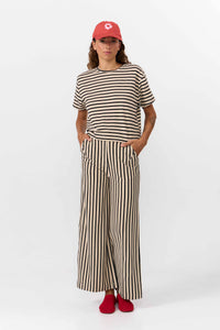 TOP ISQUIA STRIPES BLACK