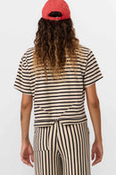 TOP ISQUIA STRIPES BLACK