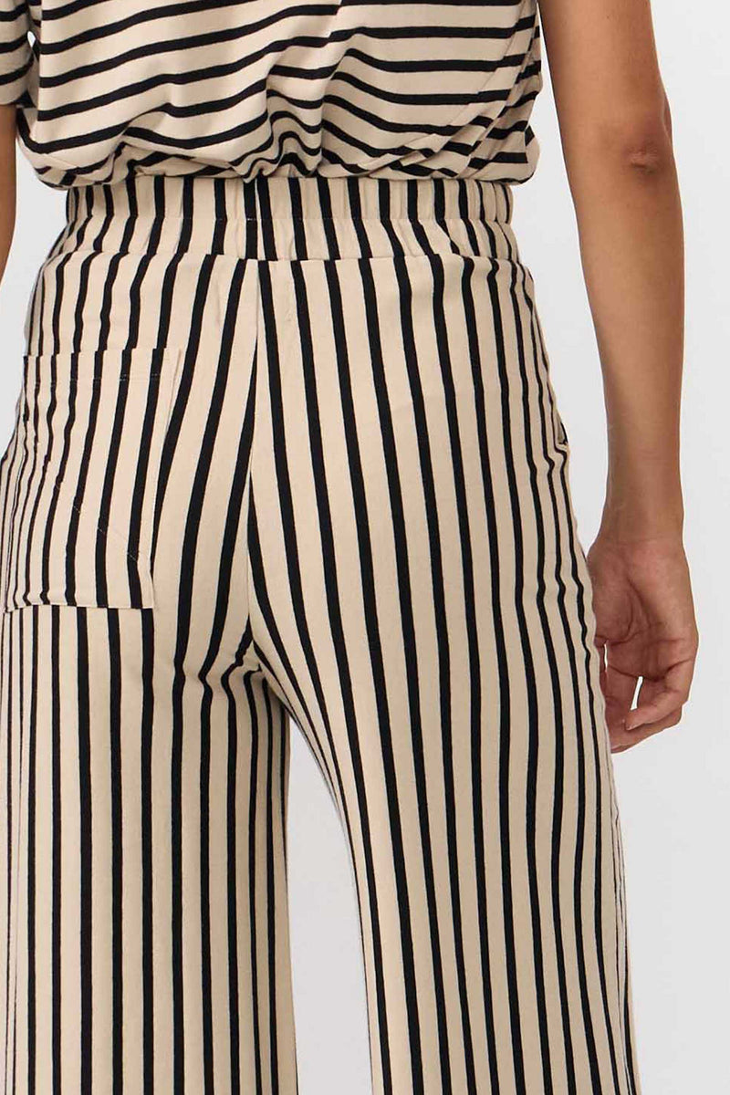 PALAU PANTS STRIPES BLACK