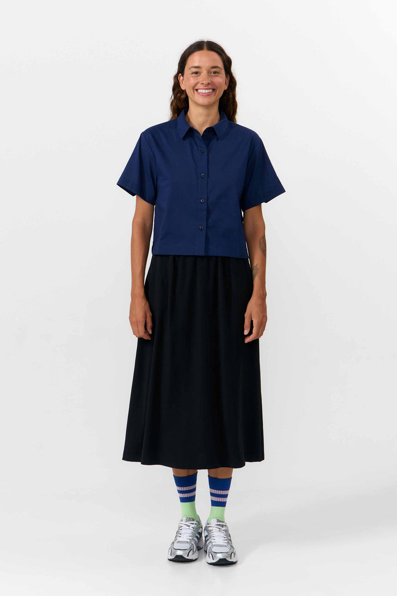 VALLES SHIRT DARK BLUE