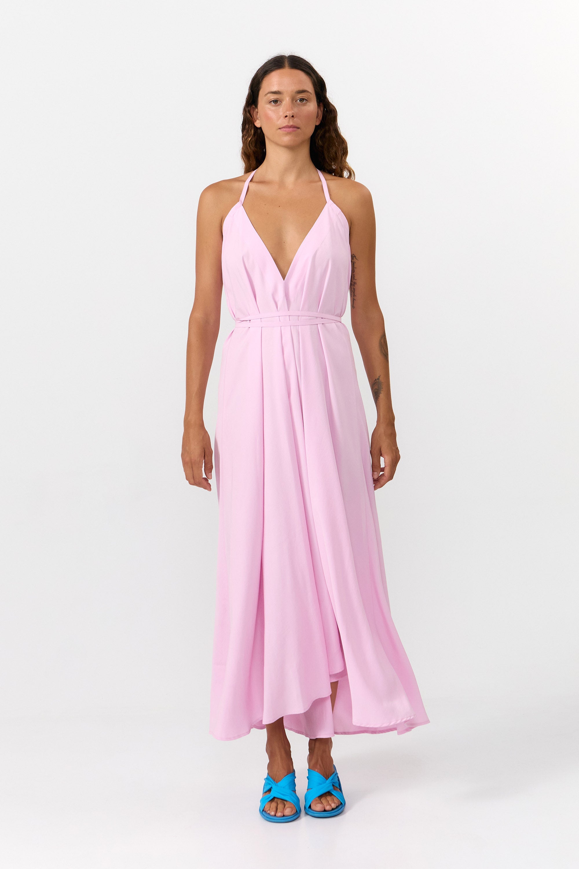 MP DRESS LONG MODAL PINK