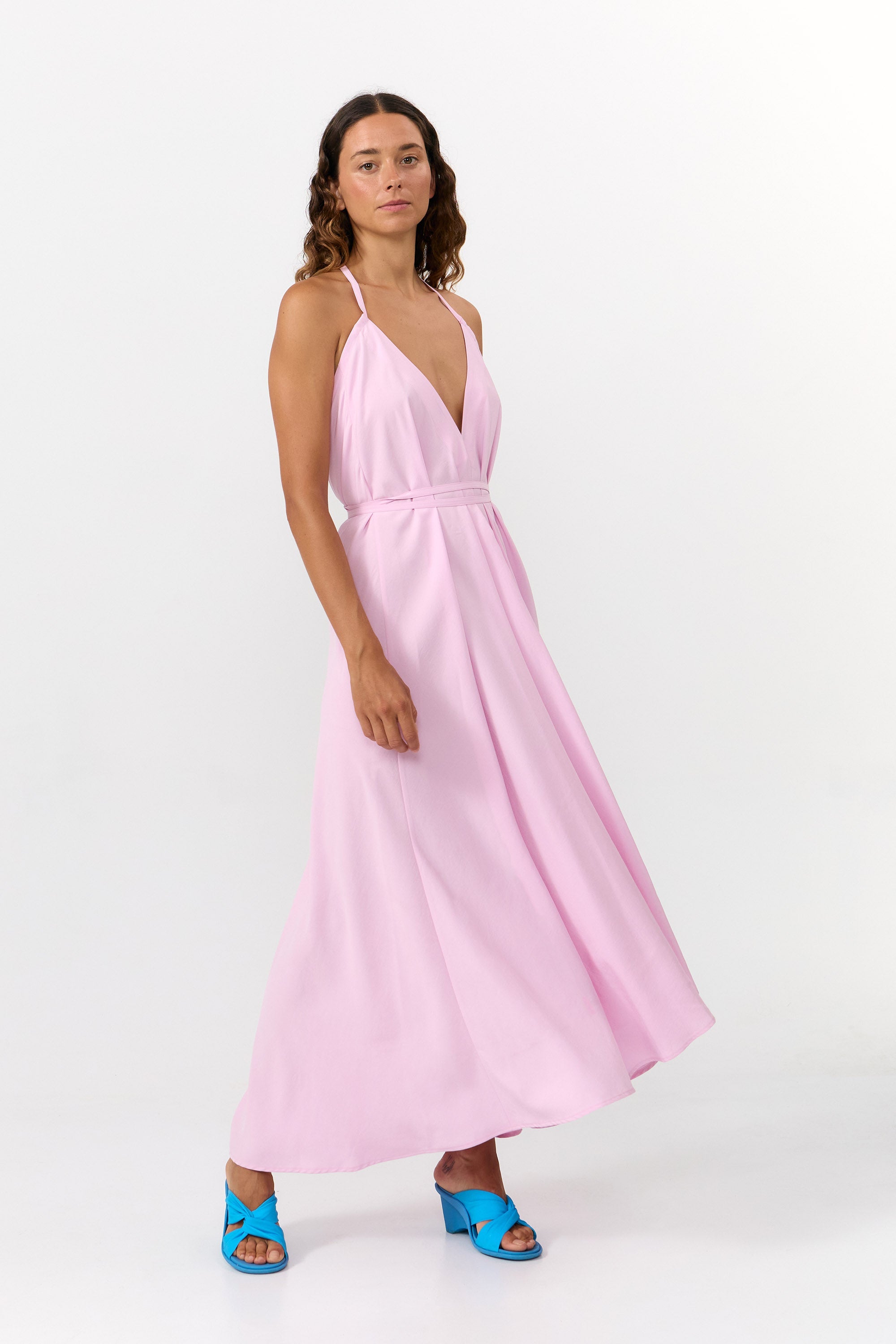 MP DRESS LONG MODAL PINK