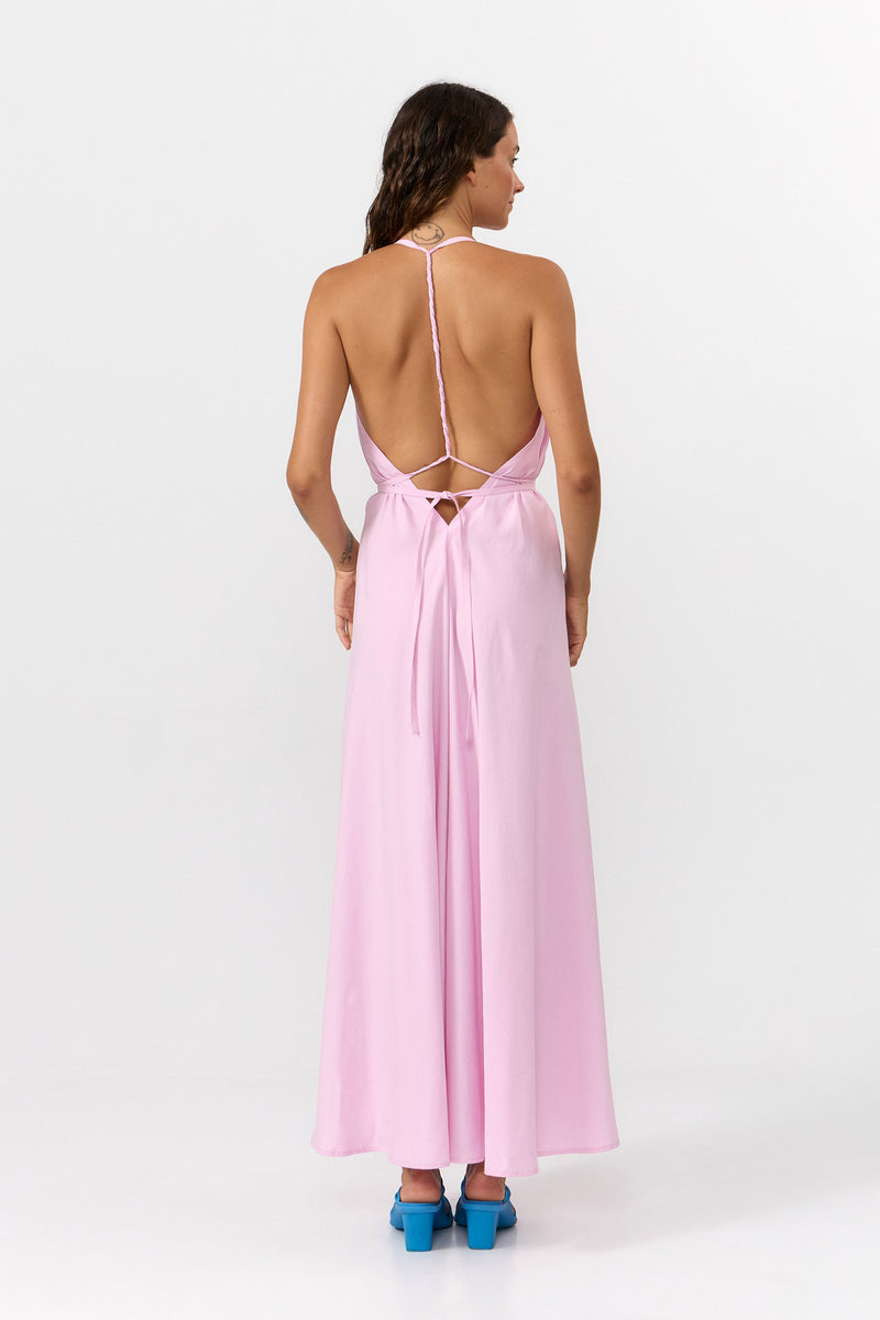 MP DRESS LONG MODAL PINK