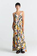 MP MIDI VISCOSE PRINT VIBES