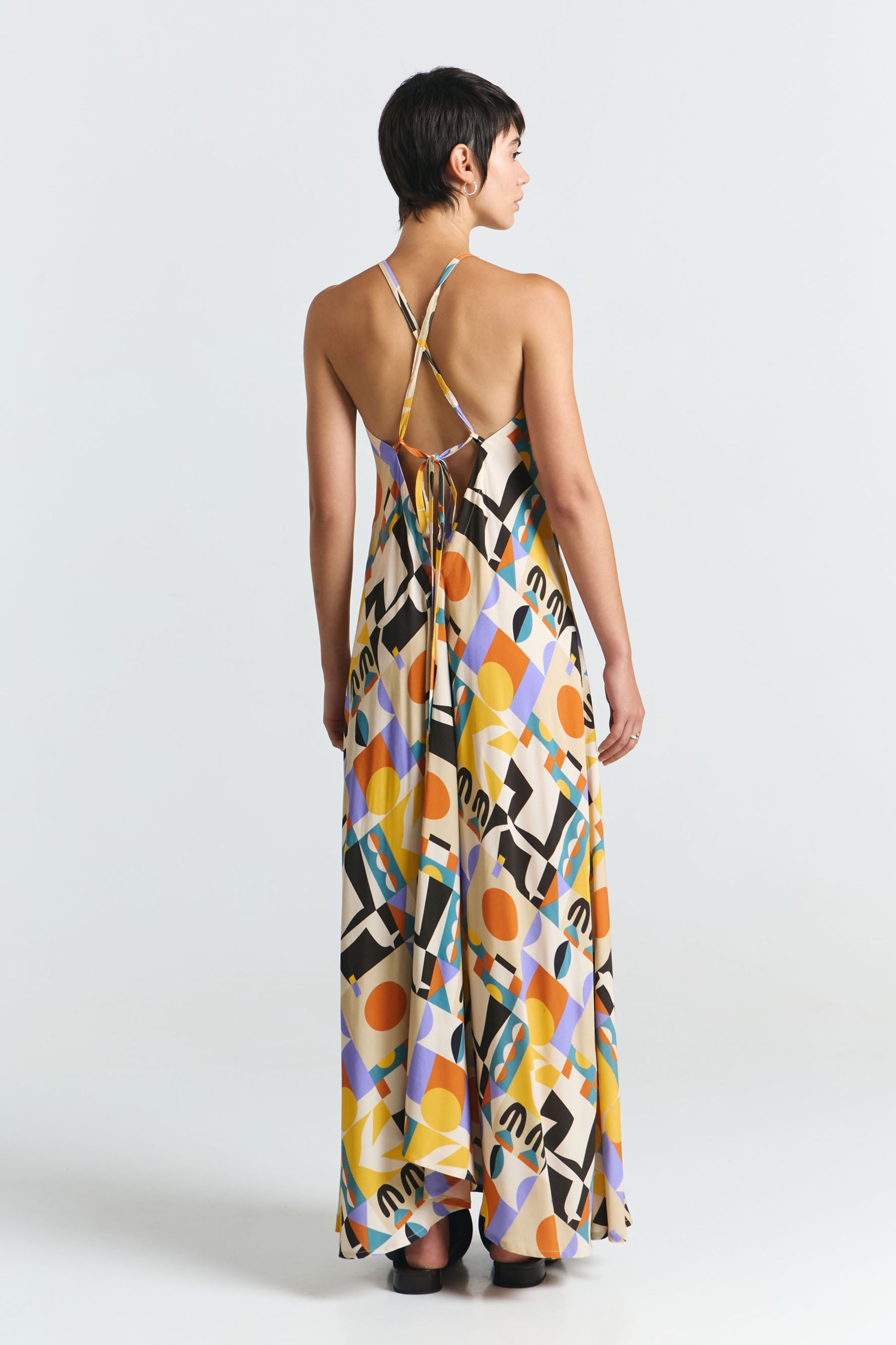MP MIDI VISCOSE PRINT VIBES