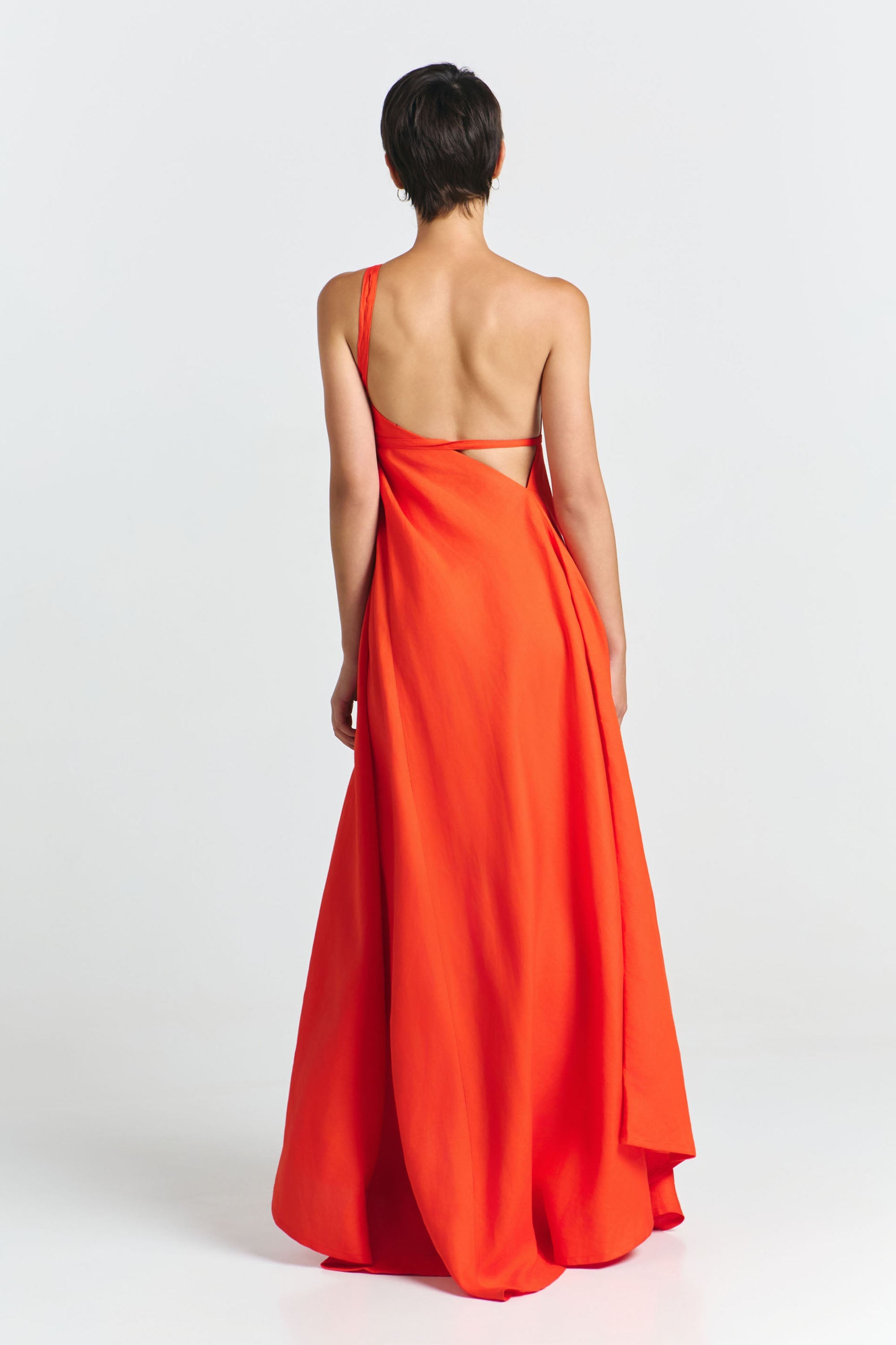 MP LONG VISCOSE LINEN RED
