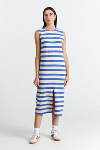 SAYULA DRESS BLUE STRIPES