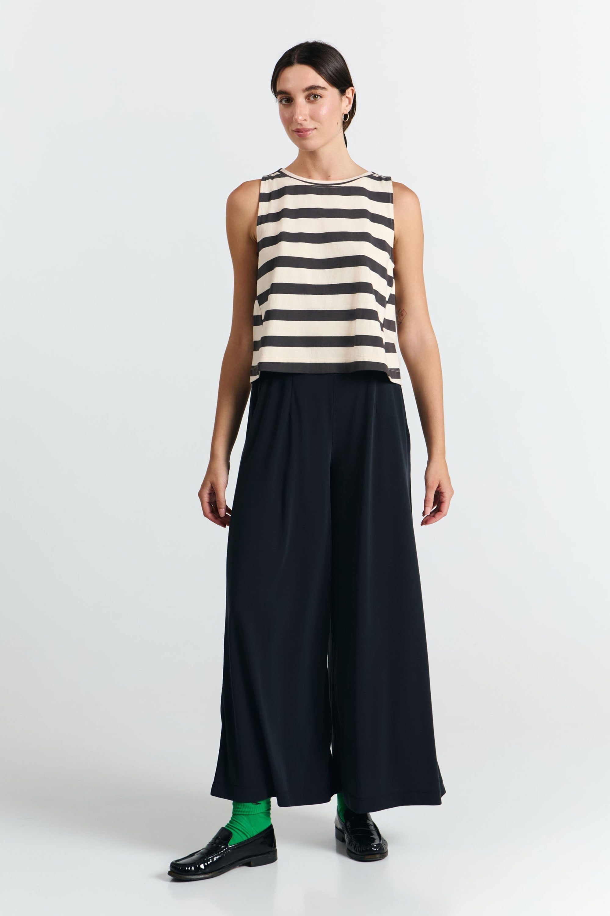 SIL TOP BLACK STRIPES