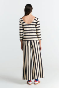 PALAU PANTS BLACK STRIPES