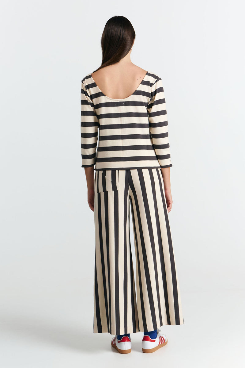 PALAU PANTS BLACK STRIPES