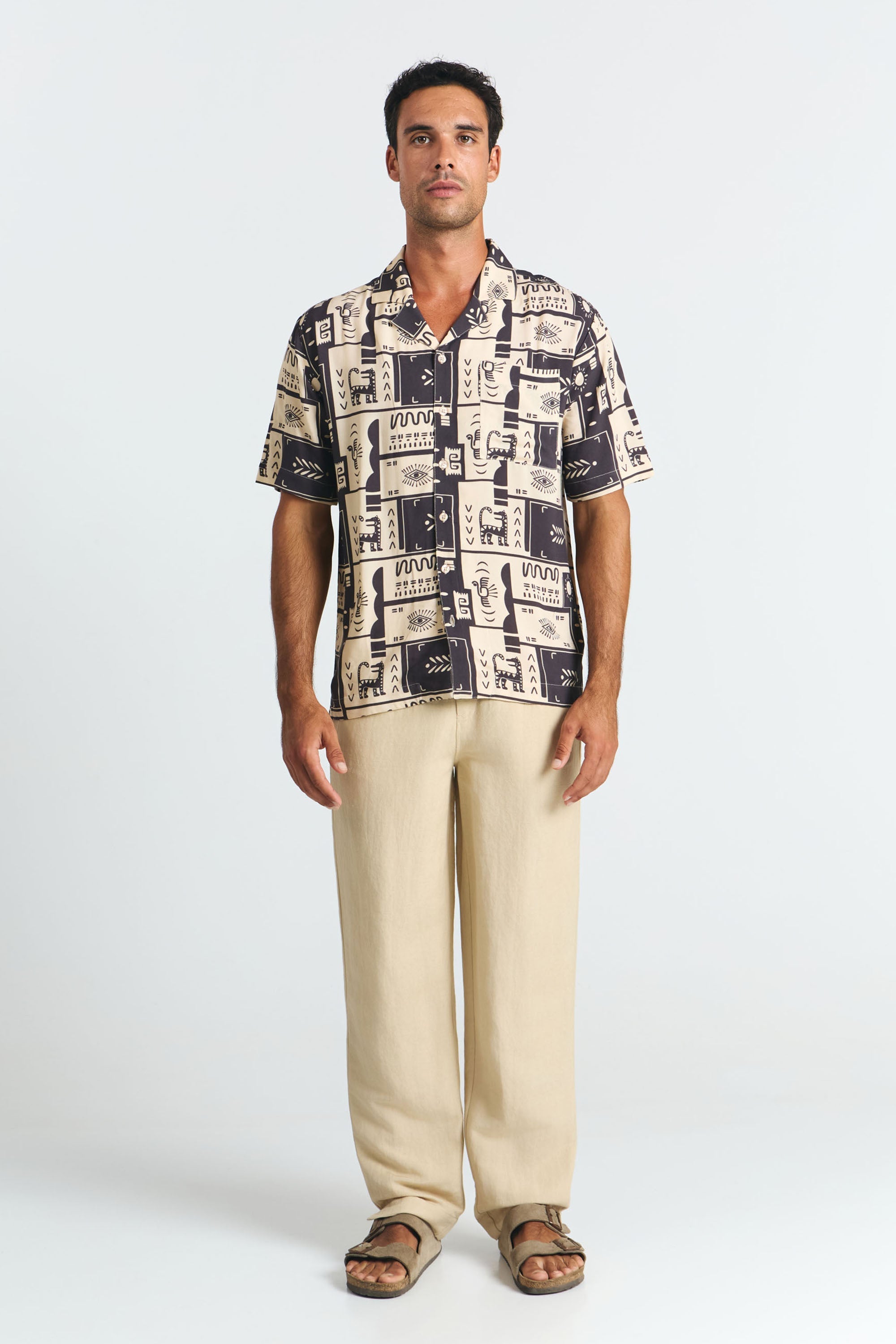 CAMISA BELICE PRINT ETHNIC