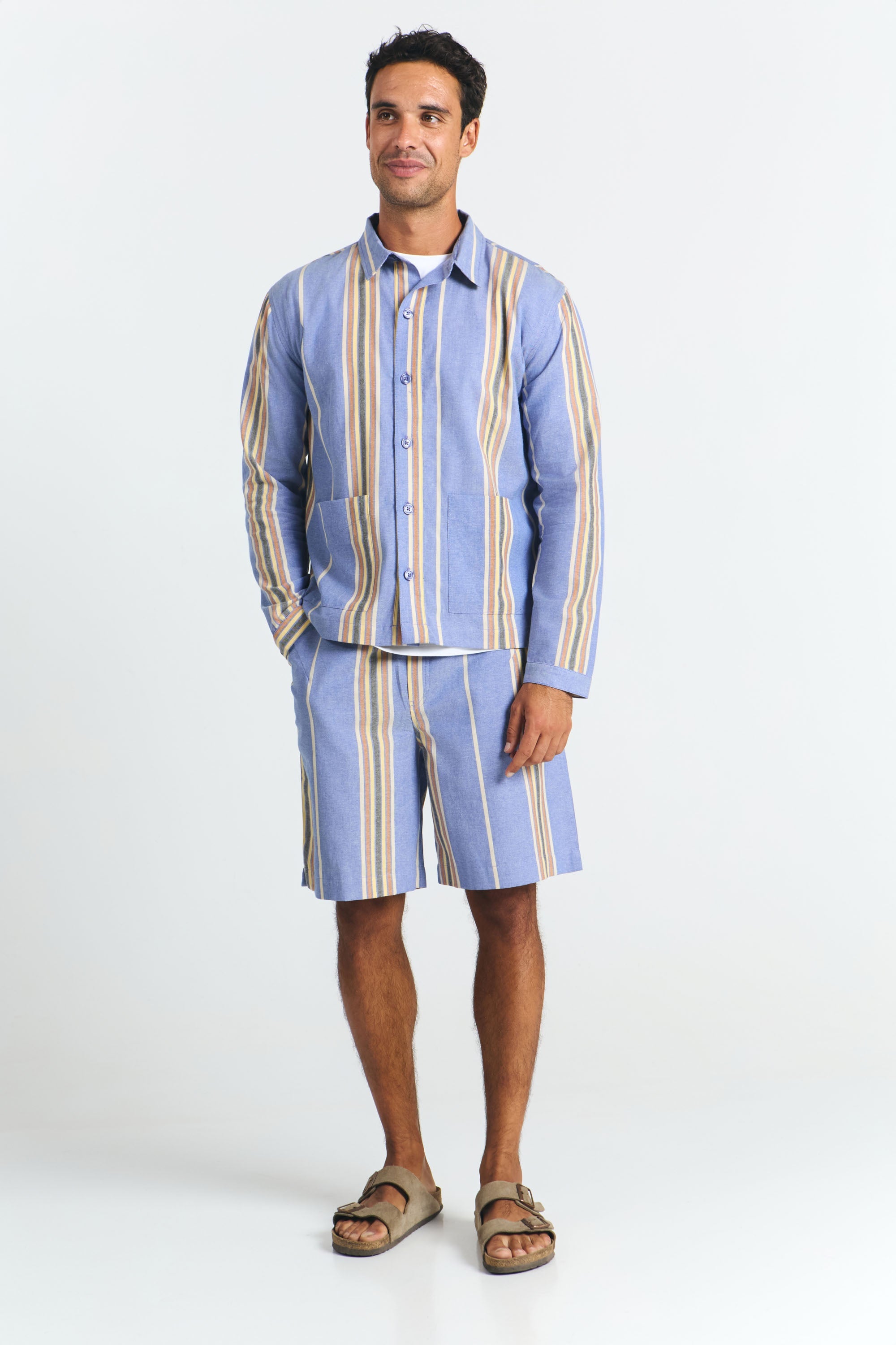 SOBRECAMISA KUA STRIPES