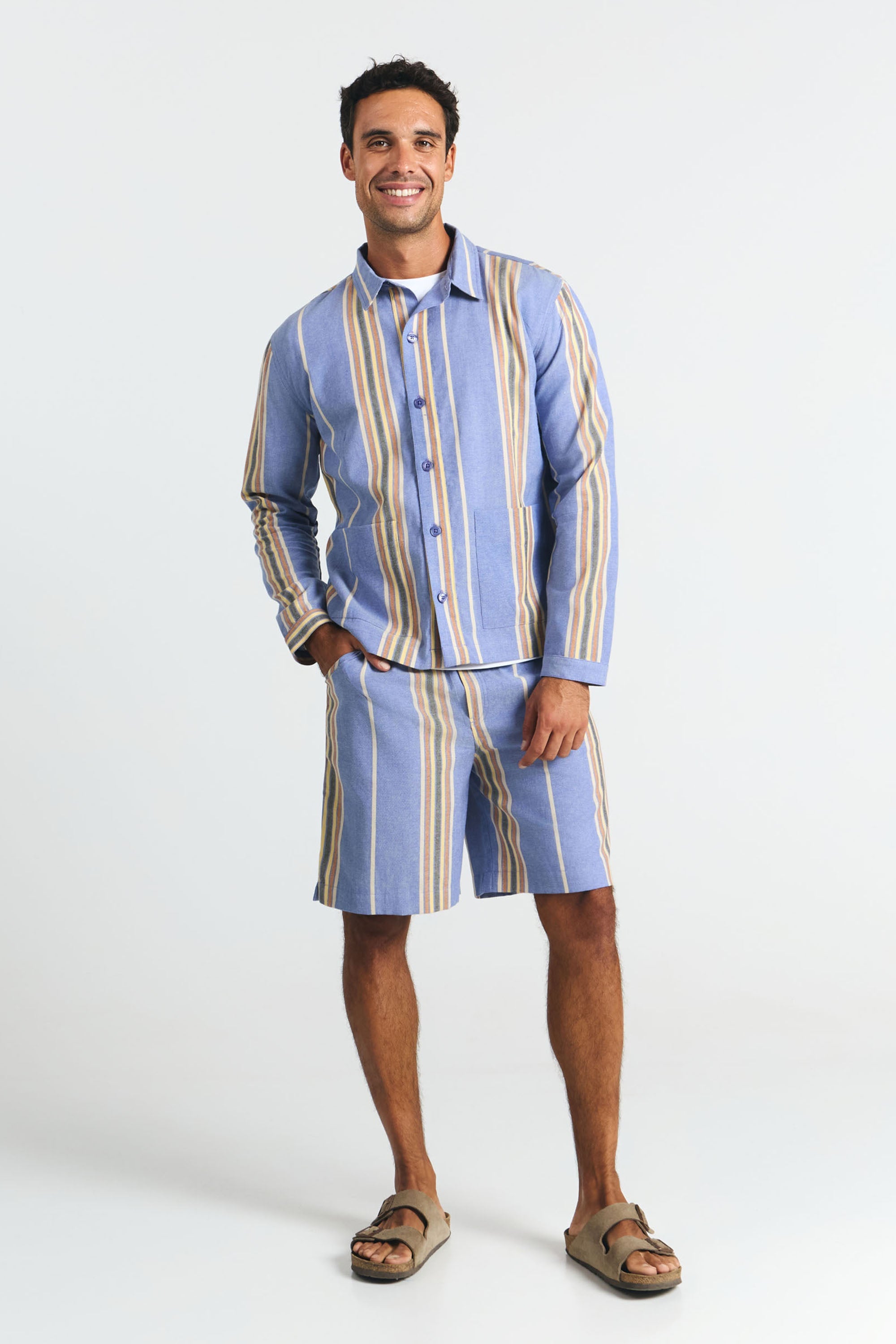 SOBRECAMISA KUA STRIPES