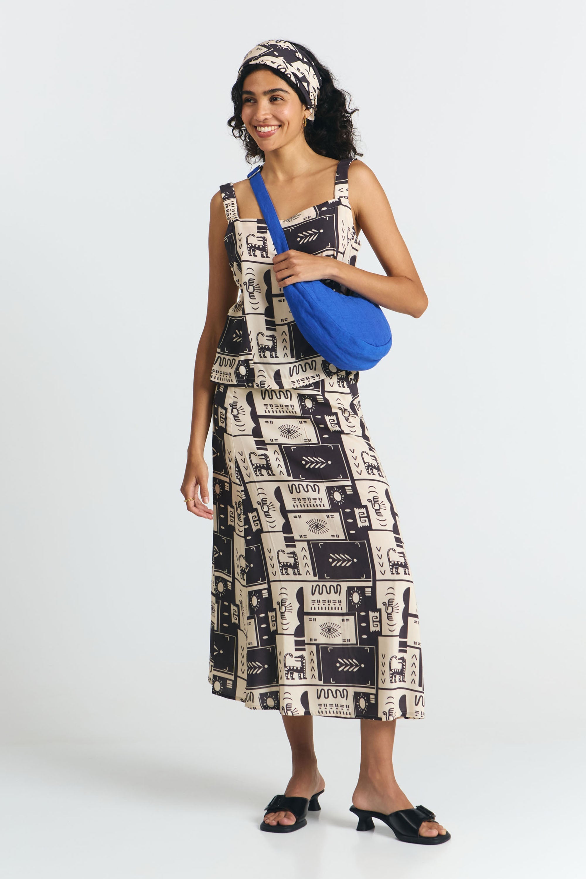 BORNEO SKIRT PRINT ETHNIC