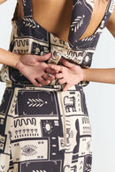BORNEO SKIRT PRINT ETHNIC