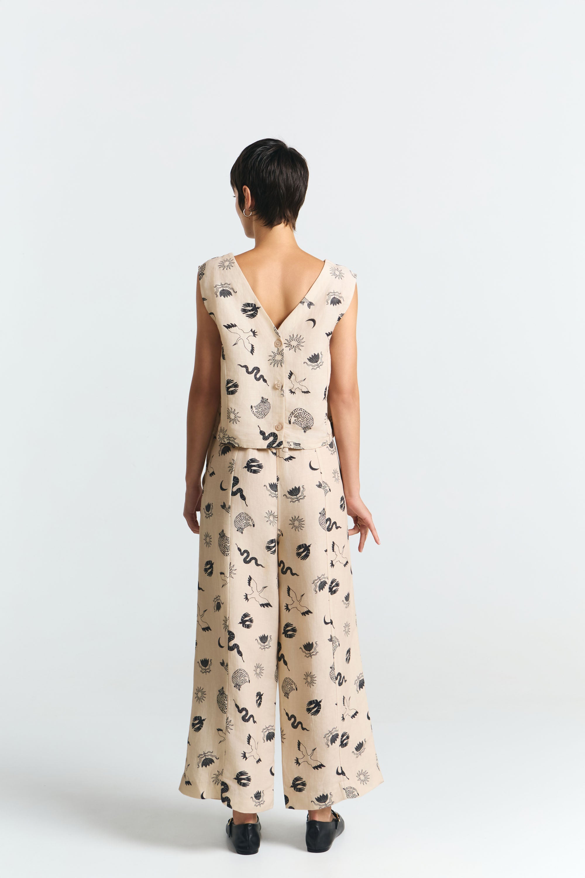 CHALECO AZUAH PRINT FAUNA