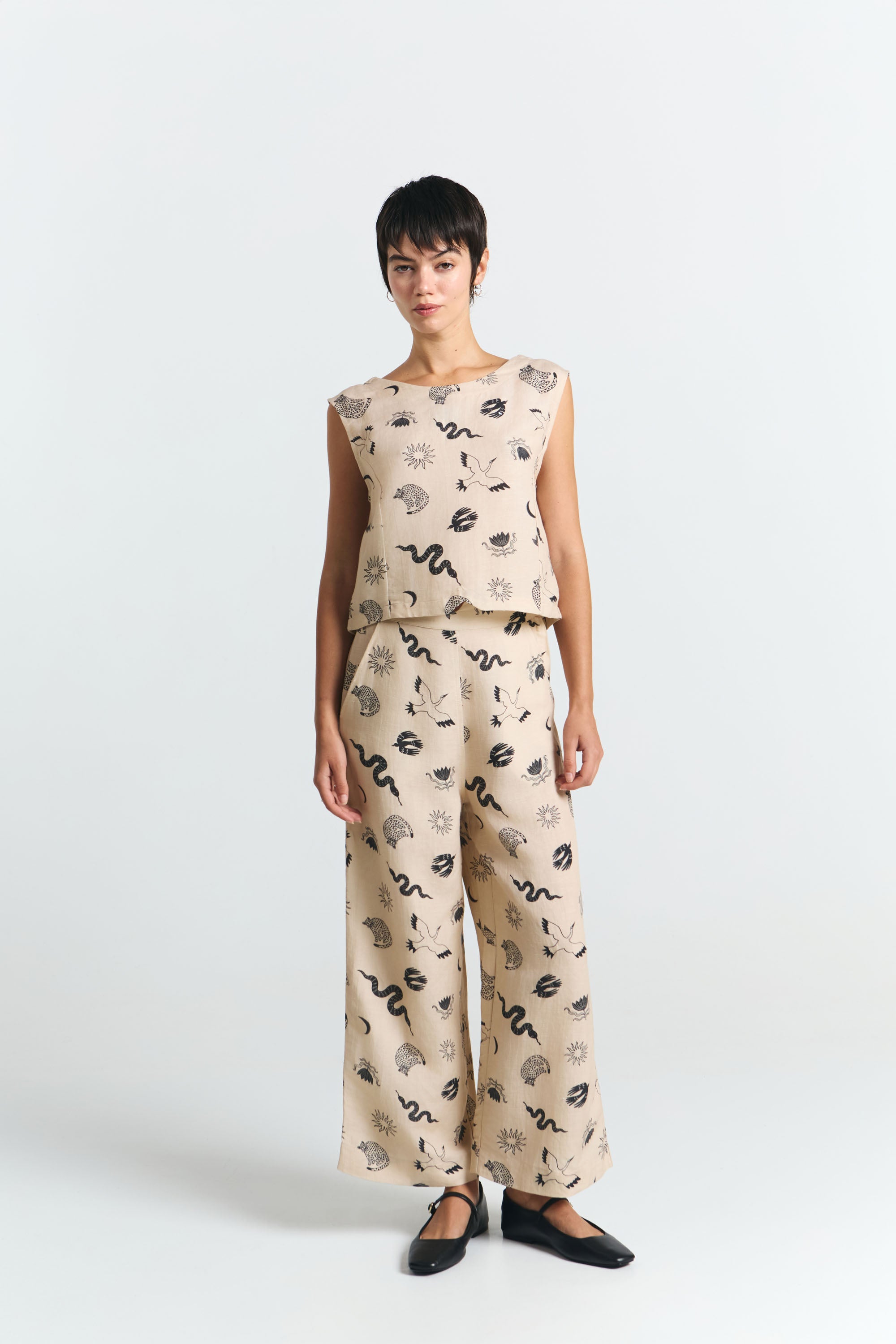 CHALECO AZUAH PRINT FAUNA