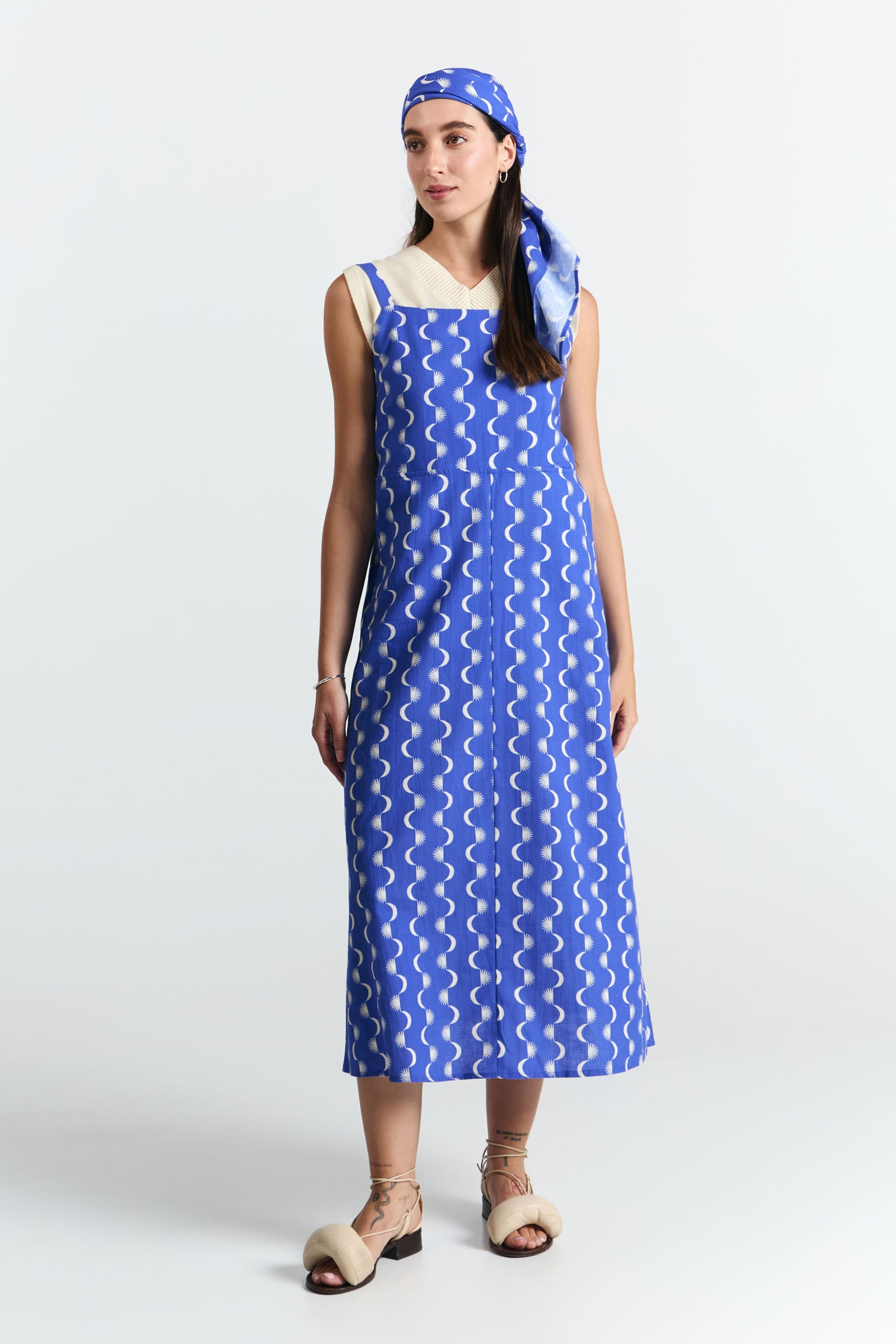 VESTIDO CARMEN PRINT MOON