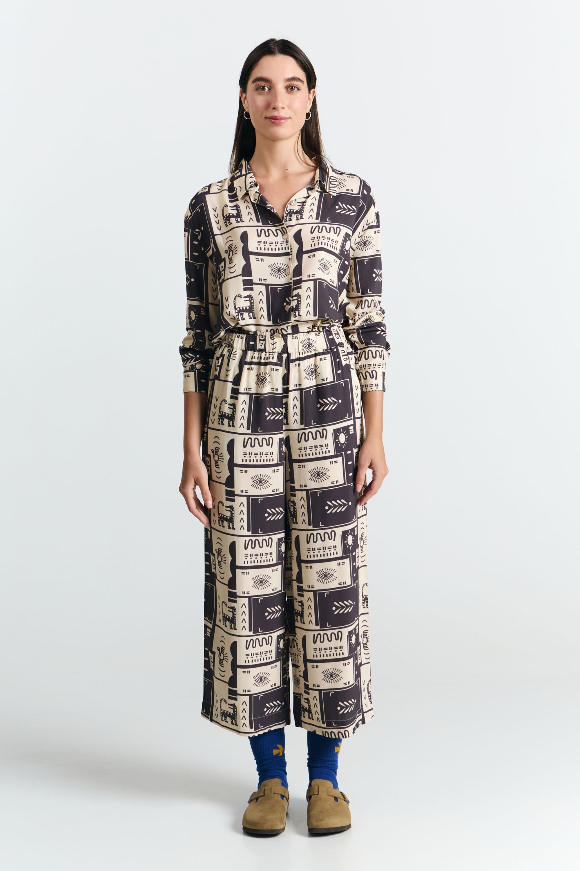 PANTALONES SANTA PRINT ETHNIC