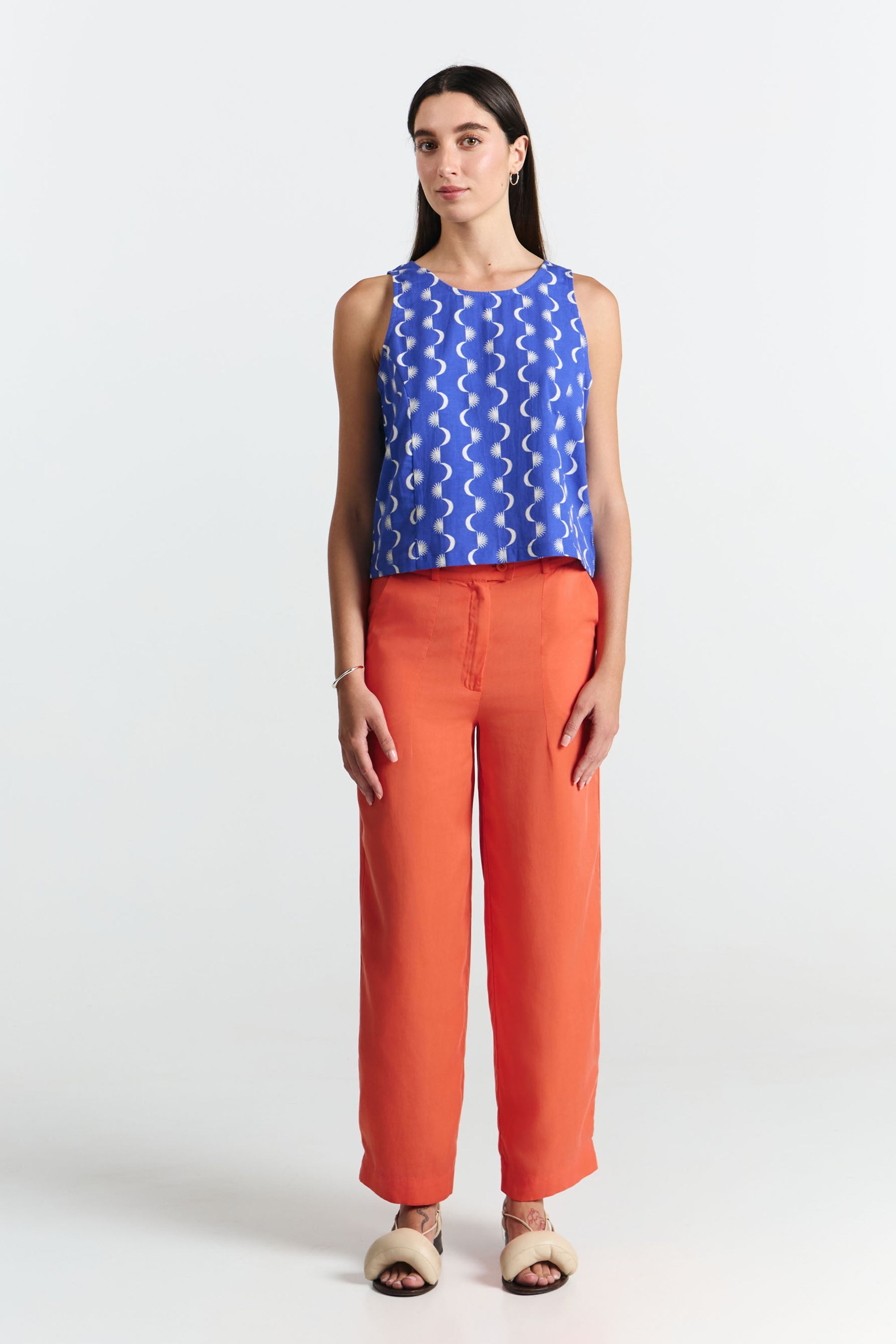 YARI TOP PRINT MOON