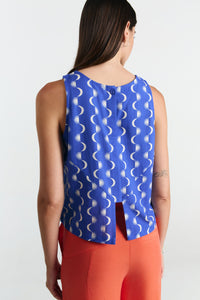 YARI TOP PRINT MOON