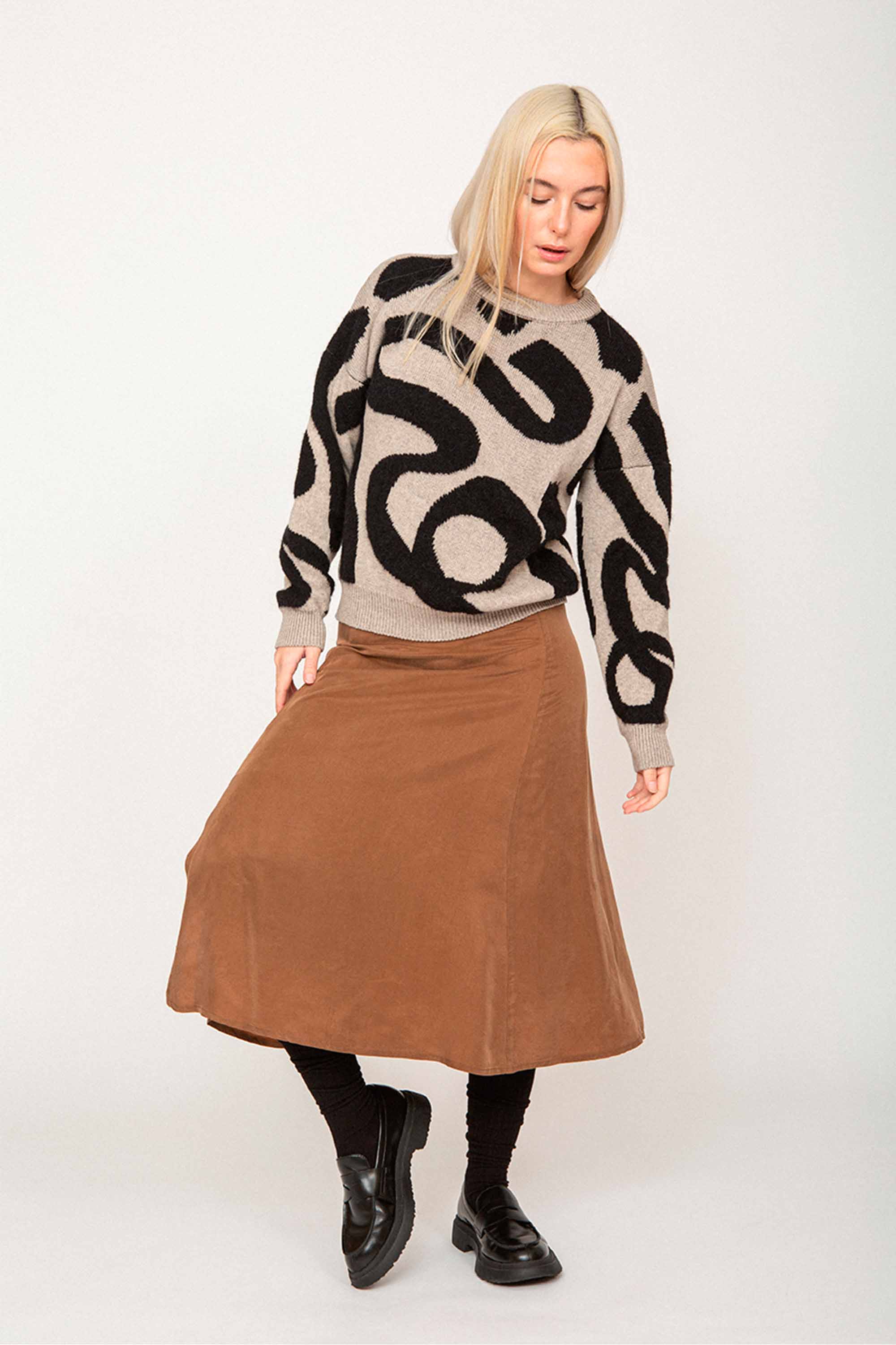 TALA SKIRT BROWN