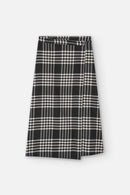 TOMIR SKIRT FLANNEL CHECK BLACK
