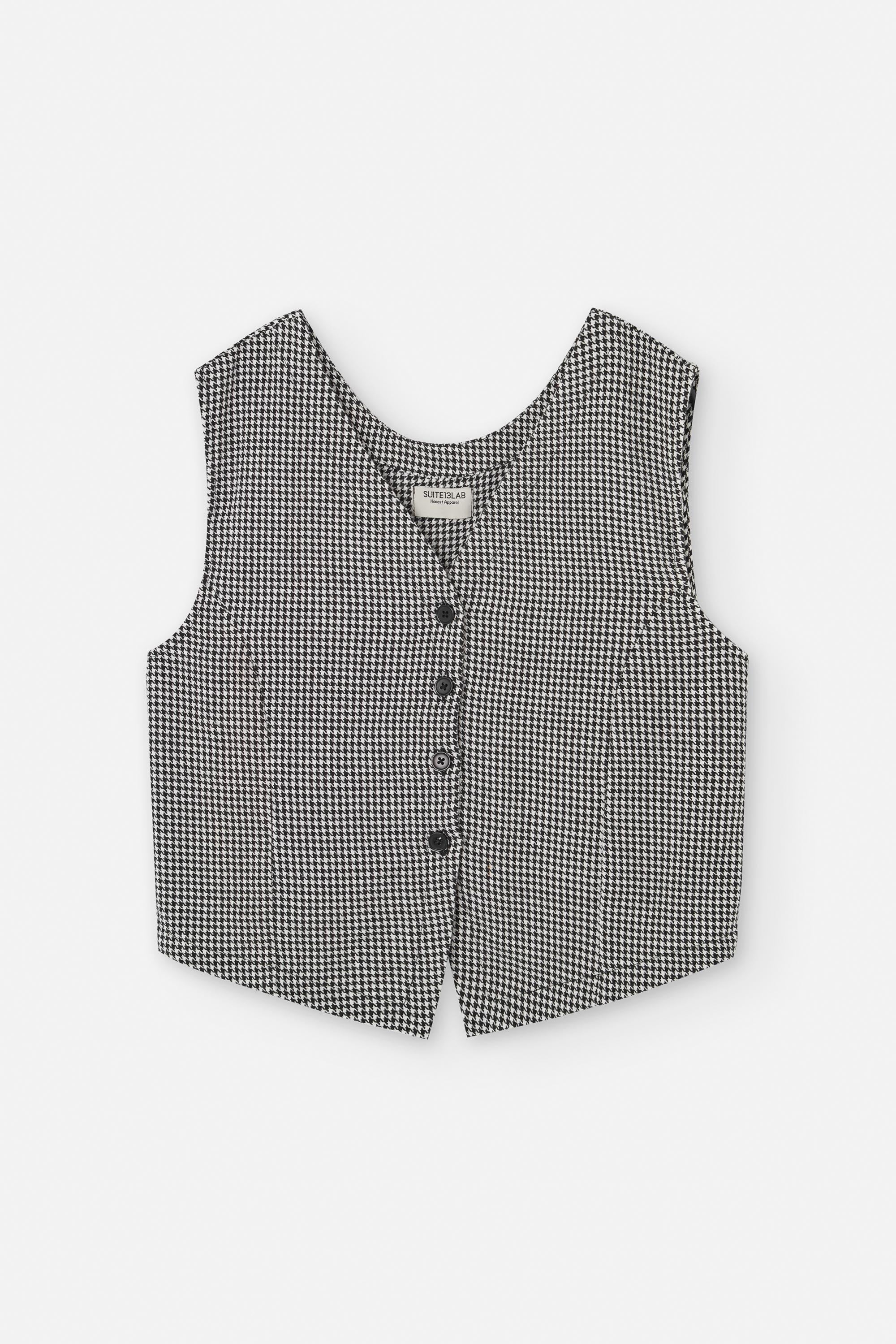 YUMA VEST HOUNDSTOOTH