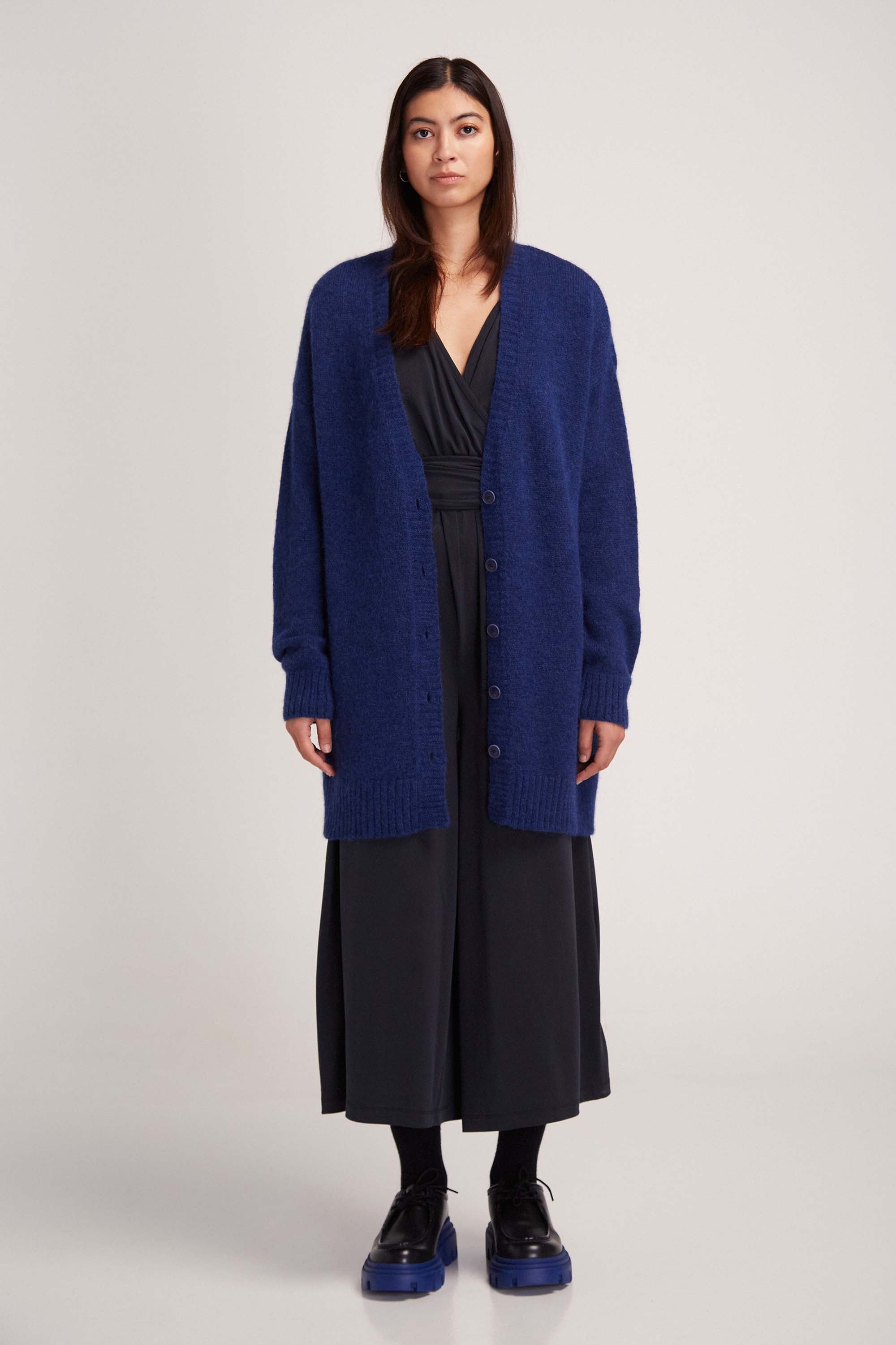 ABI CARDIGAN DARK BLUE