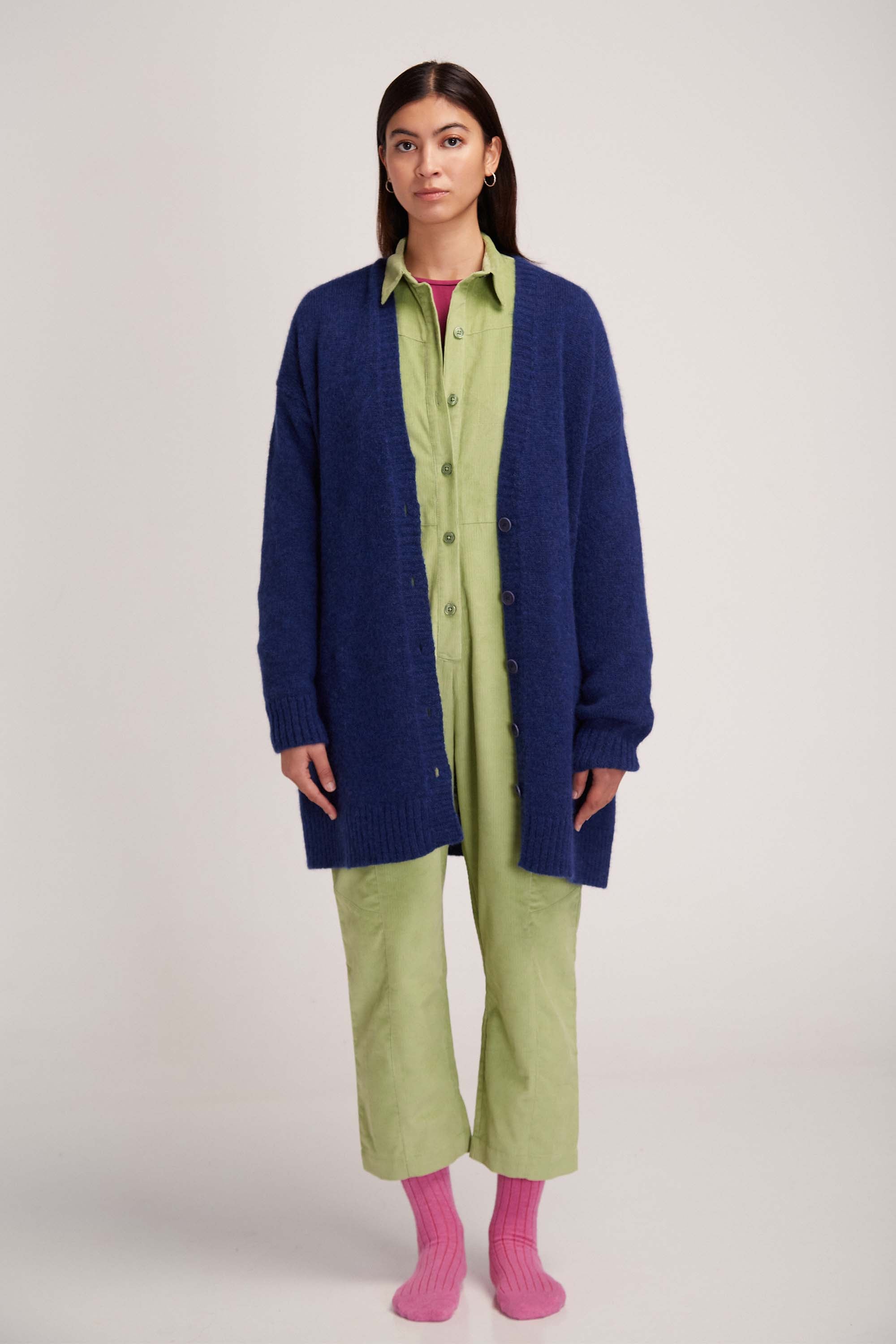 ABI CARDIGAN DARK BLUE