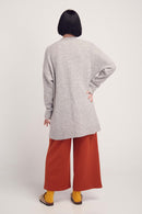 ABI CARDIGAN LIGHT GREY