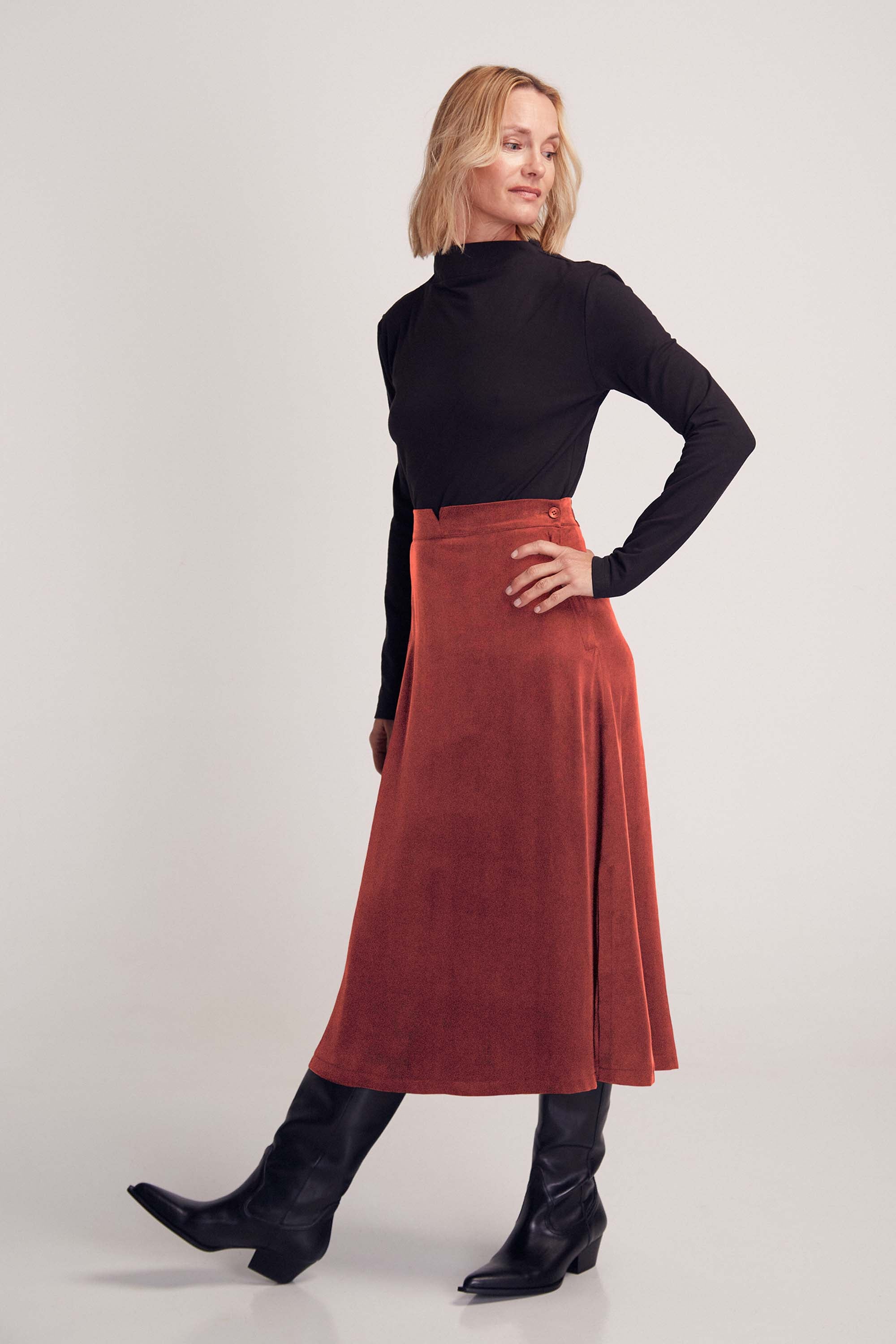 ALI SKIRT HENNA