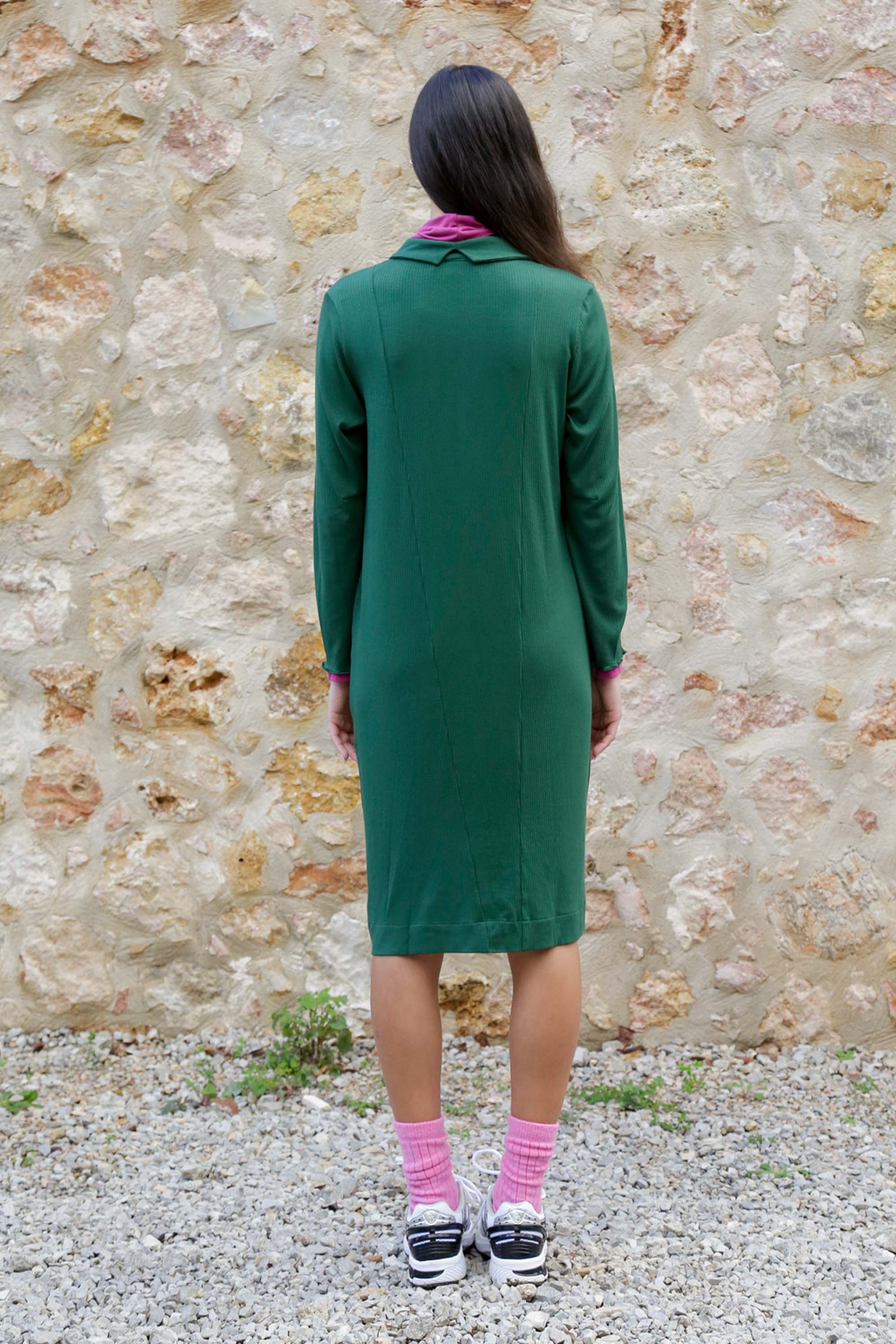 JANNU DRESS GREEN