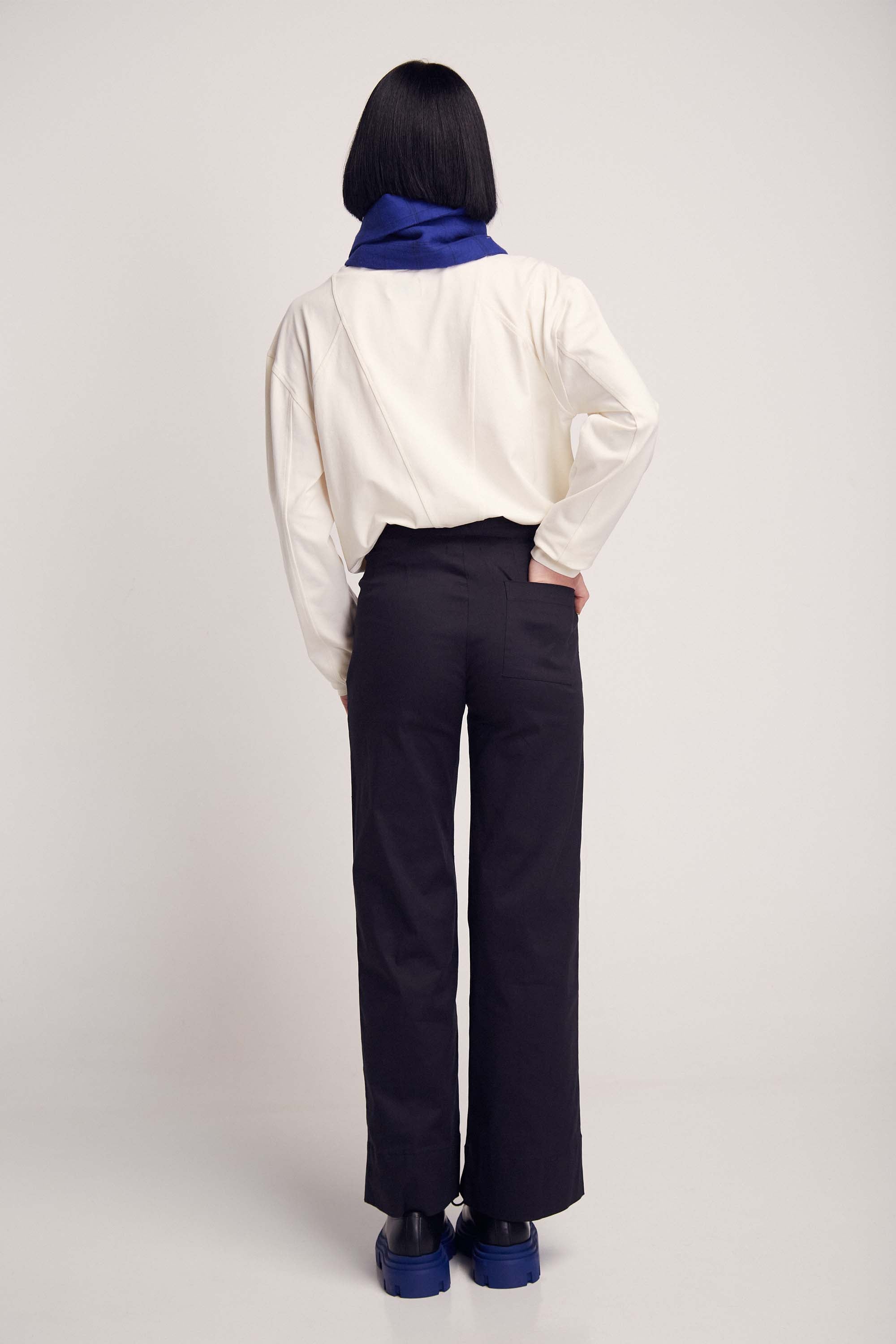 LIRES PANTS TWILL BLACK