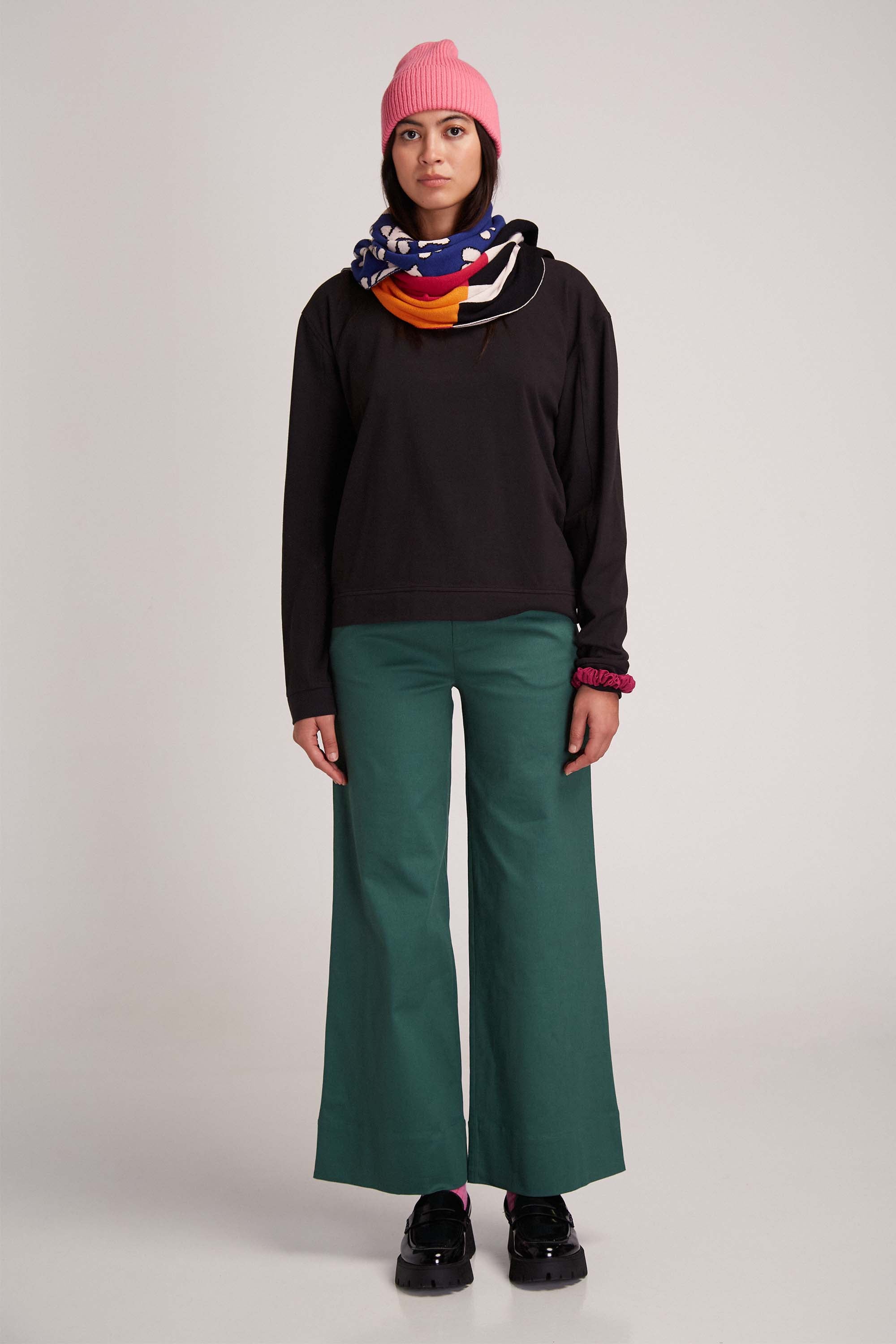 LIRES PANTS TWILL GREEN