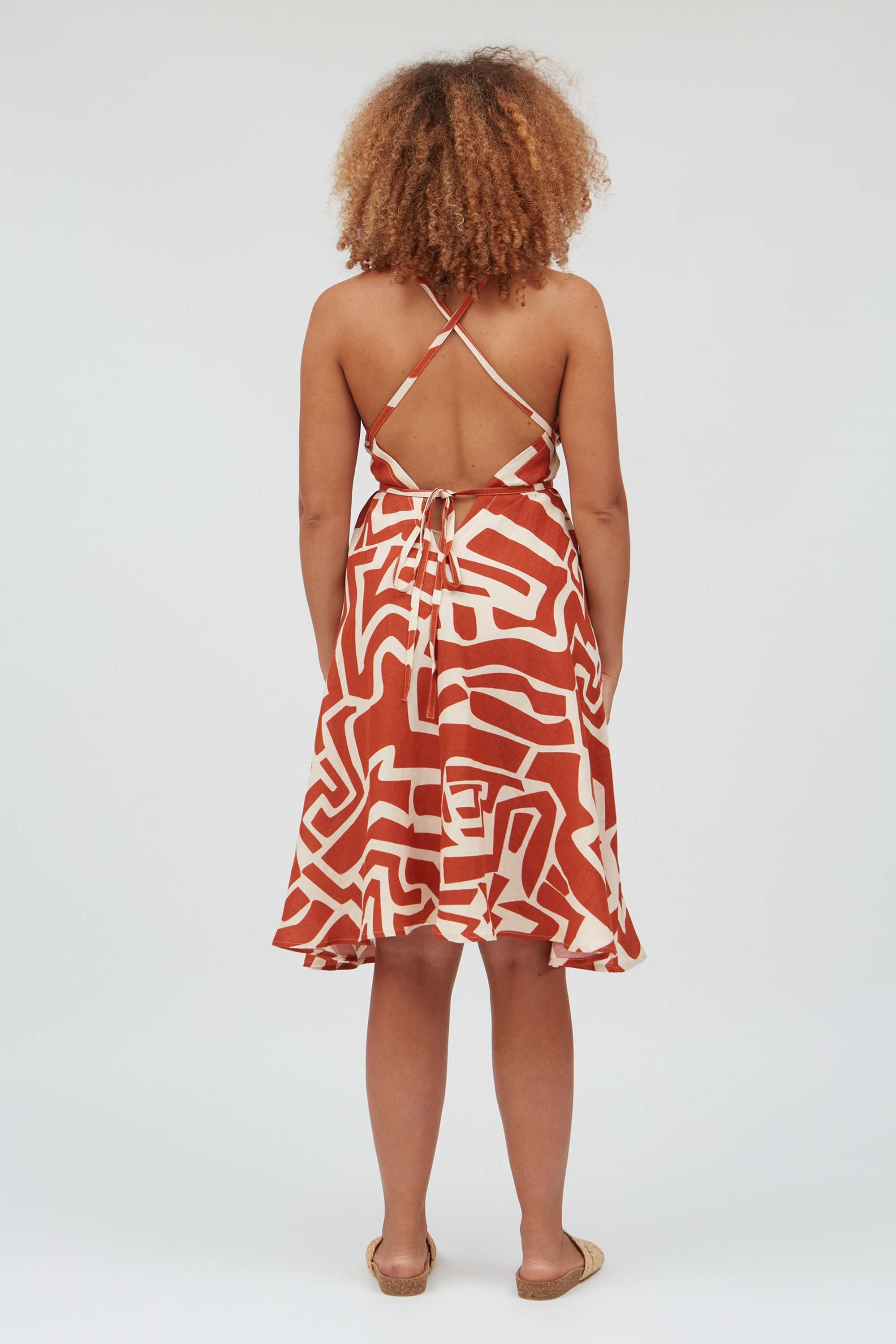 MP SHORT LINEN VISCOSE PRINT
