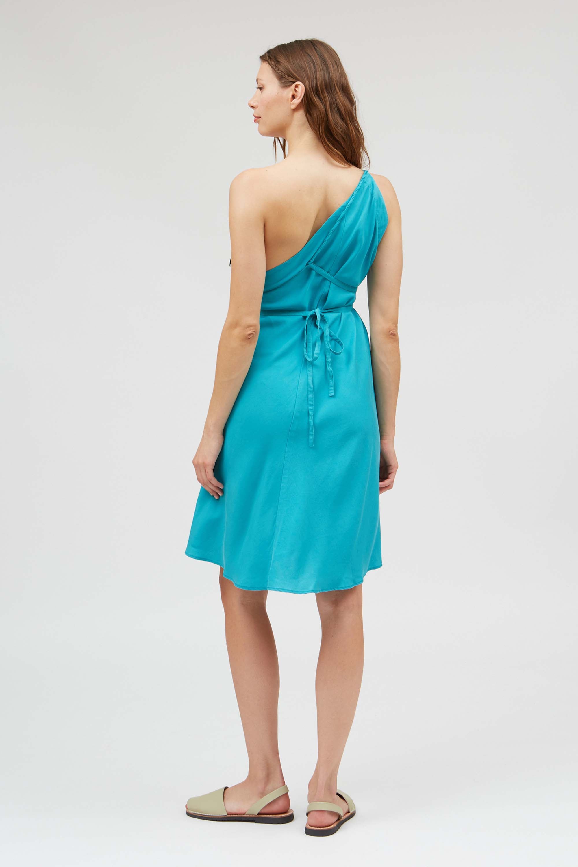MP SHORT TENCEL TURQUOISE